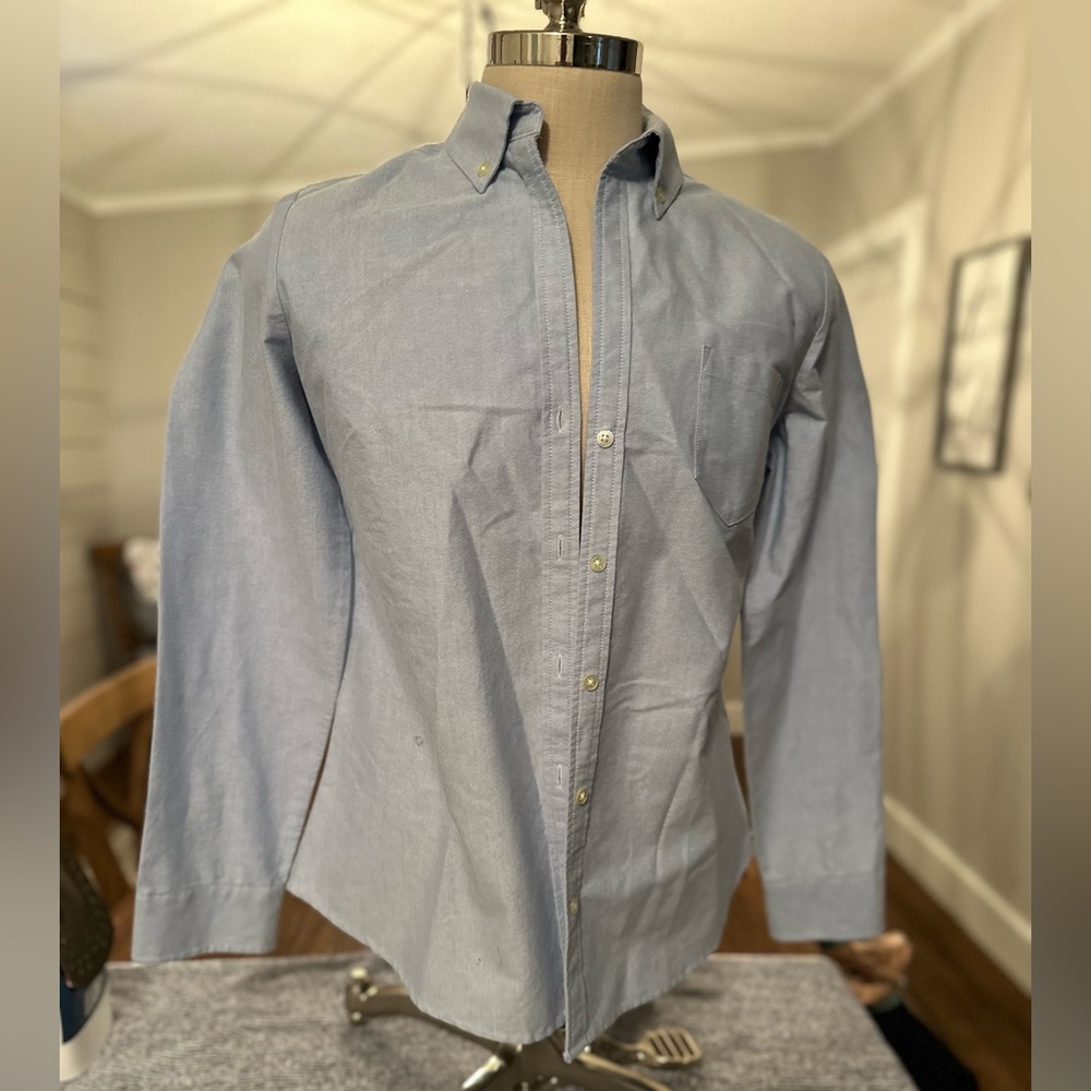 Banana Republic Blue Button Down Oxford Shirt